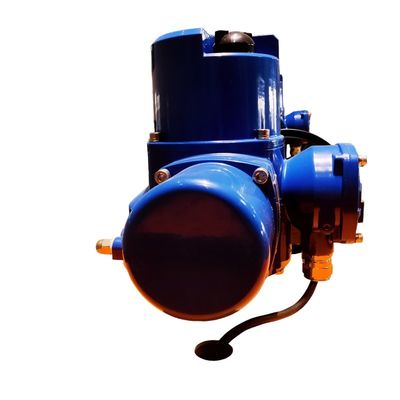 Parça Dönüş Elektrik Valf Aktüatörleri 0.25 KW Elektrik Motor Aktüatörü